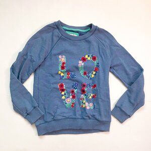 Mini Boden Love Sweatshirt, Size 13/14